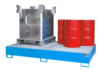 Auffangwanne AW 1000 - 10F, lackiert, Lichtblau - Staplertechnik24 - 4471 - 70 - 0000 - 3