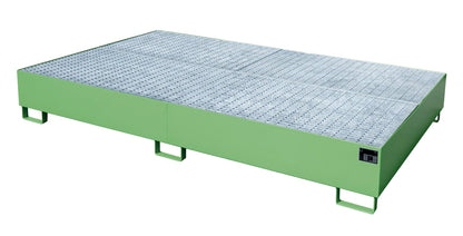 Auffangwanne AW 1000 - 10F, lackiert, Resedagrün - Staplertechnik24 - 4471 - 70 - 0000 - 4