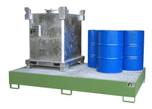 Auffangwanne AW 1000 - 10F, lackiert, Resedagrün - Staplertechnik24 - 4471 - 70 - 0000 - 4