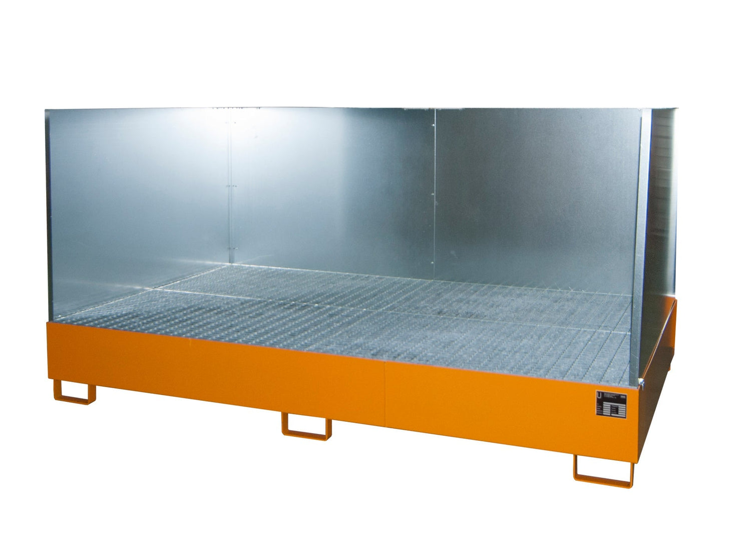 Auffangwanne AW 1000 - 10F/SW, lackiert, Gelborange - Staplertechnik24 - 4471 - 70 - 2000 - 1