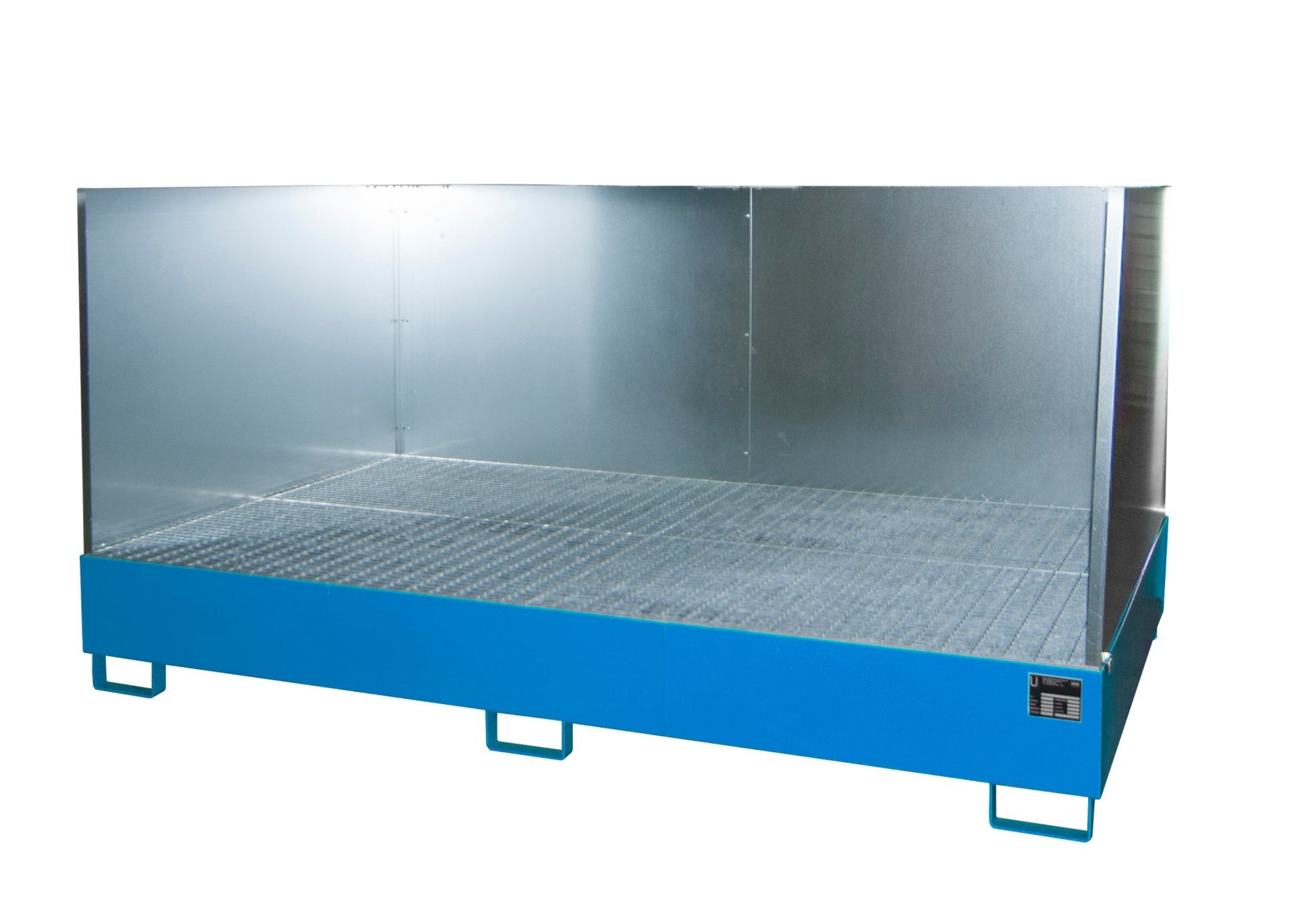 Auffangwanne AW 1000 - 10F/SW, lackiert, Lichtblau - Staplertechnik24 - 4471 - 70 - 2000 - 3