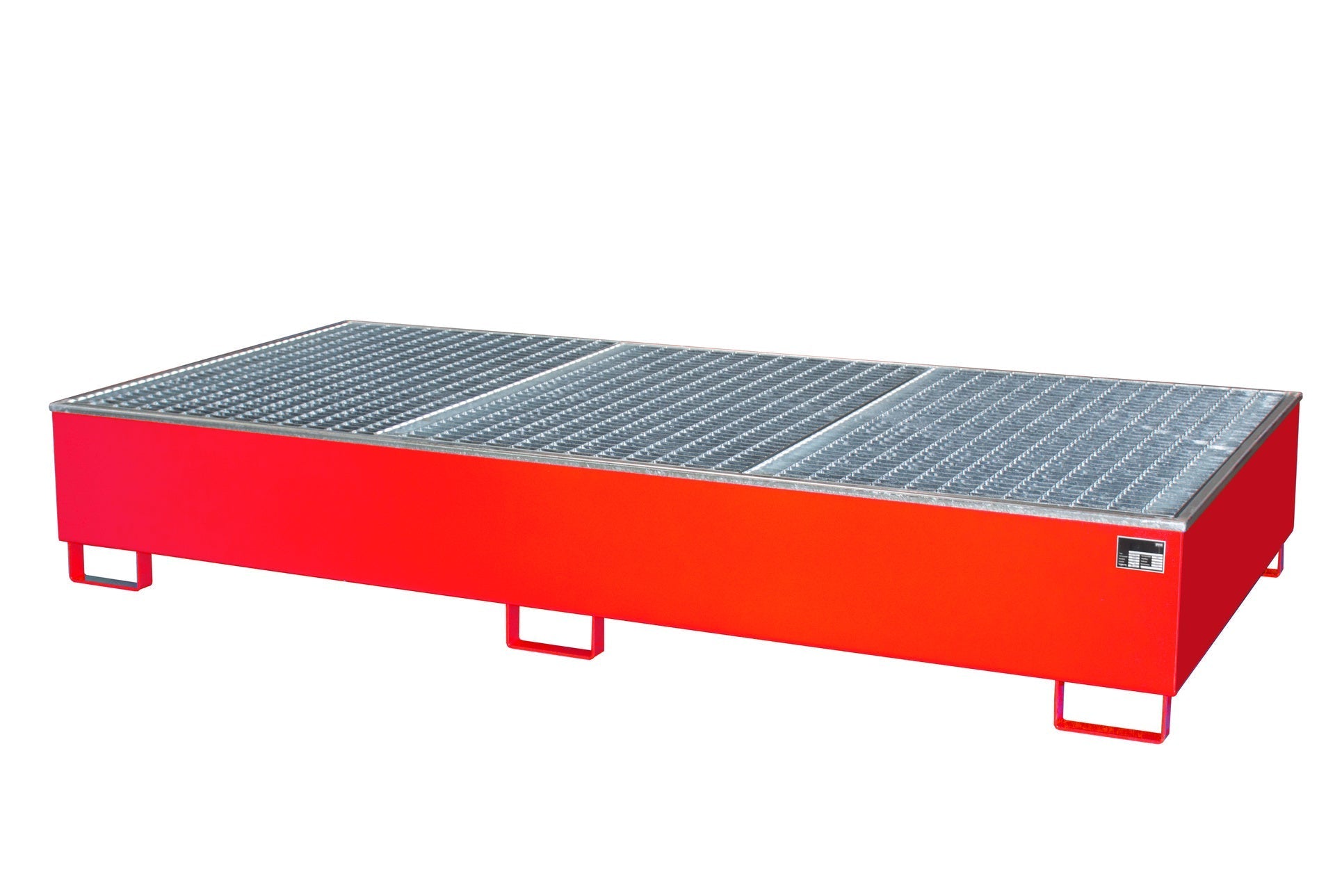Auffangwanne AW 1000 - 2/PE, lackiert, Feuerrot - Staplertechnik24 - 4402 - 95 - 0000 - 2