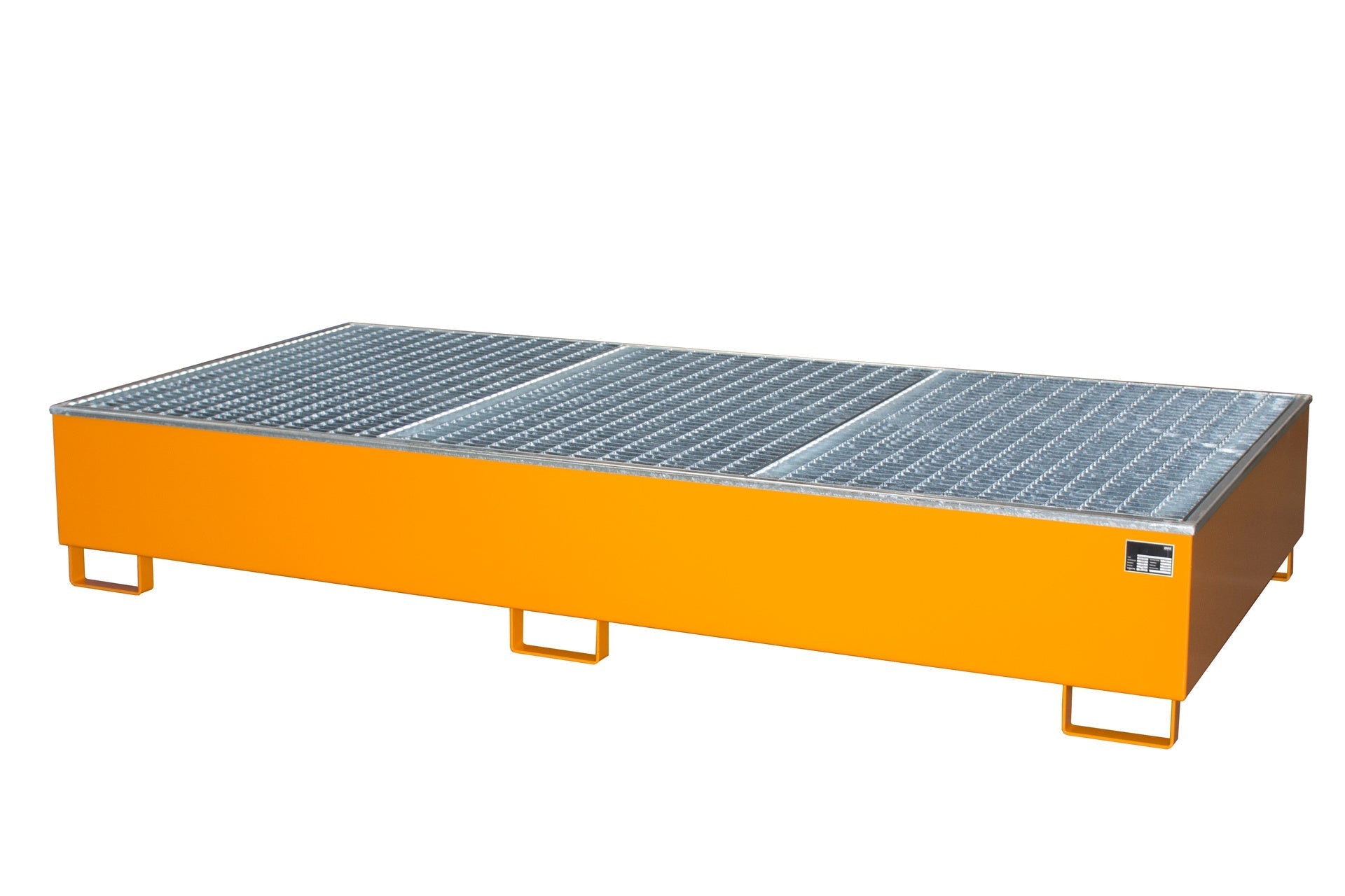 Auffangwanne AW 1000 - 2/PE, lackiert, Gelborange - Staplertechnik24 - 4402 - 95 - 0000 - 1