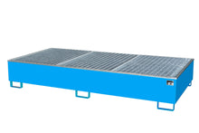 Auffangwanne AW 1000 - 2/PE, lackiert, Lichtblau - Staplertechnik24 - 4402 - 95 - 0000 - 3