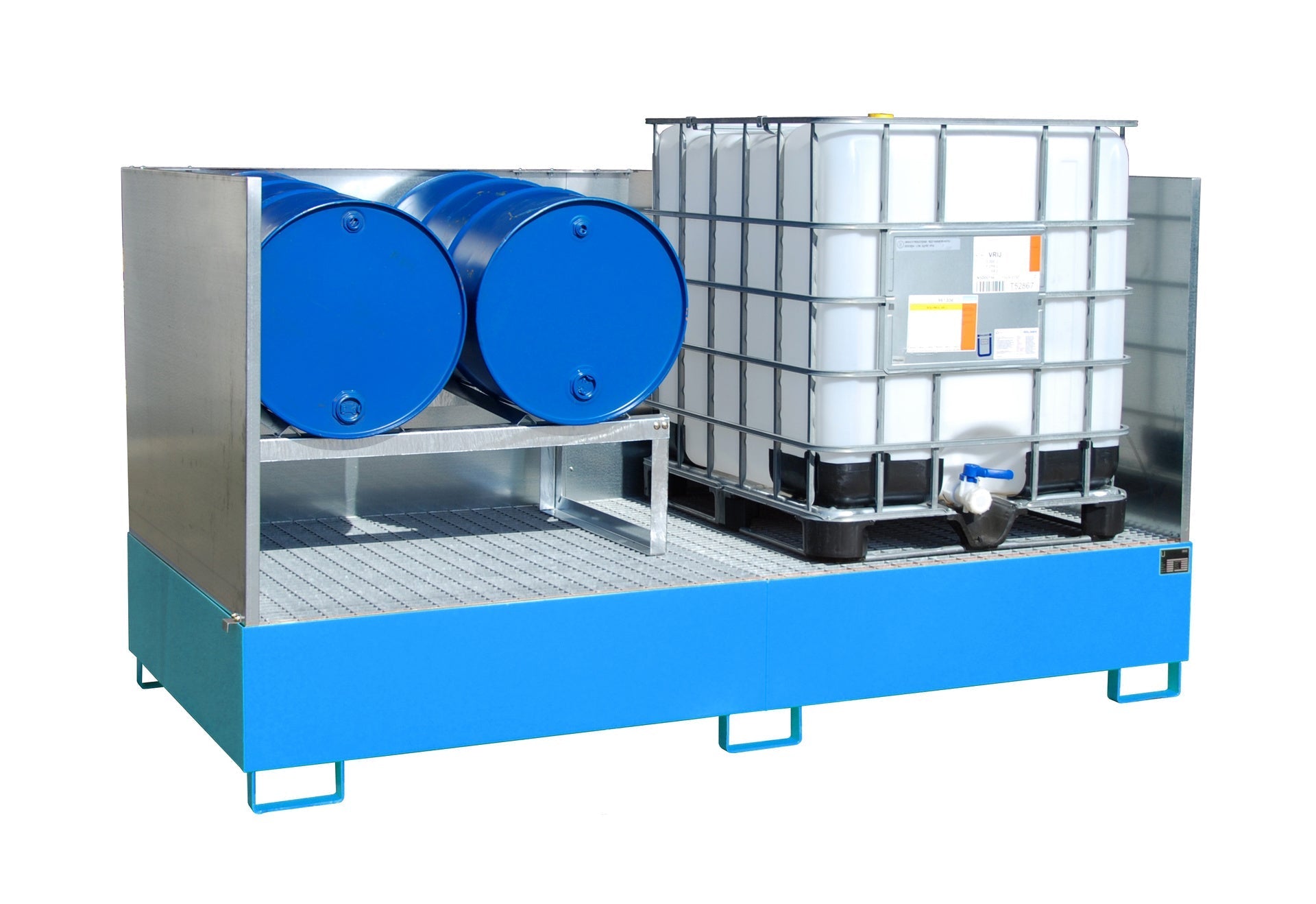 Auffangwanne AW 1000 - 2/SW, lackiert, Lichtblau - Staplertechnik24 - 4402 - 91 - 2000 - 3