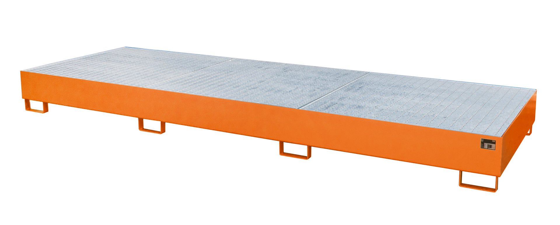 Auffangwanne AW 1000 - 3, lackiert, Gelborange - Staplertechnik24 - 4518 - 17 - 0000 - 1