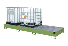 Auffangwanne AW 1000 - 3, lackiert, Resedagrün - Staplertechnik24 - 4518 - 17 - 0000 - 4