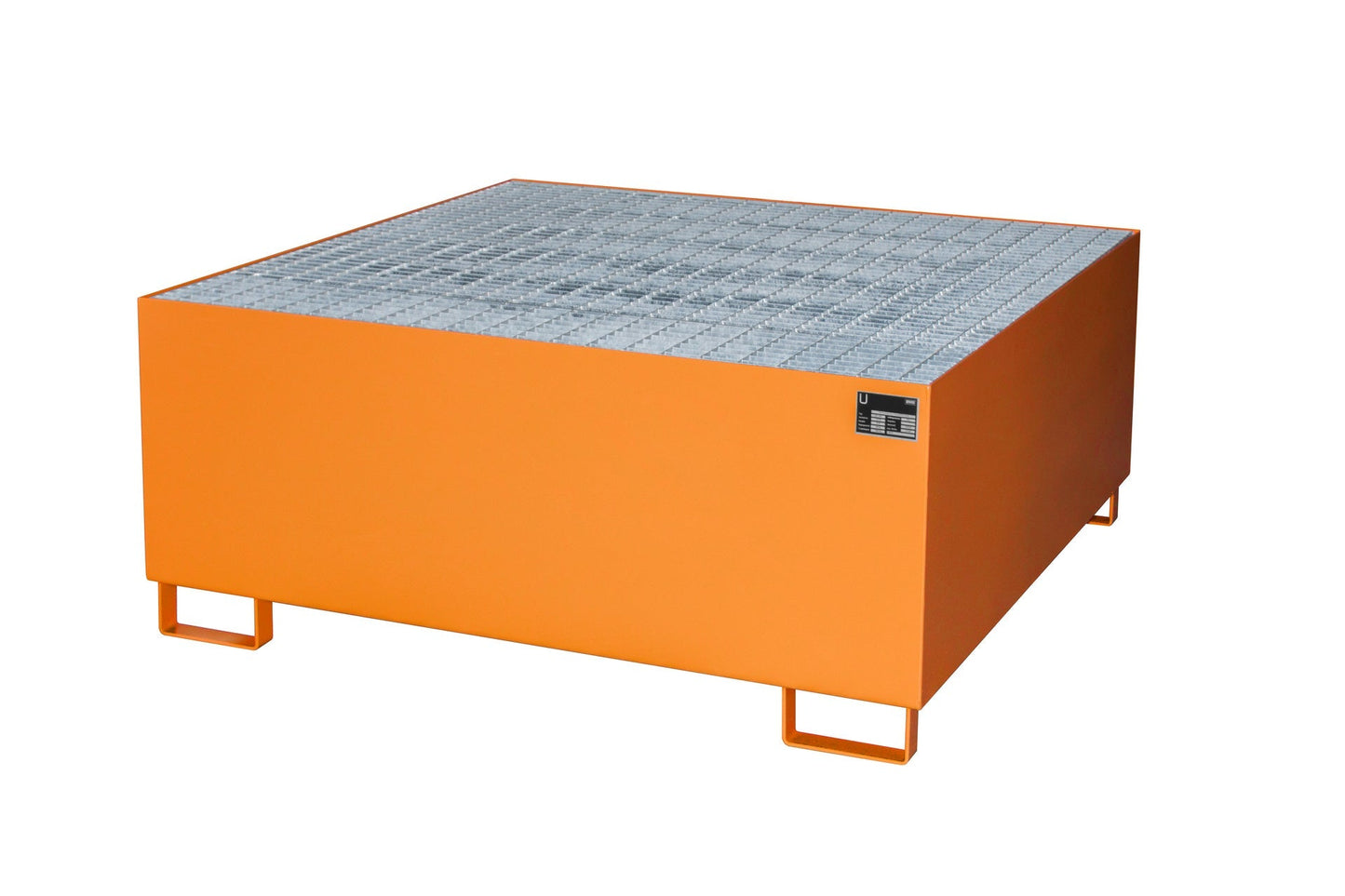 Auffangwanne AW 1000, lackiert, Gelborange - Staplertechnik24 - 4402 - 23 - 0000 - 1