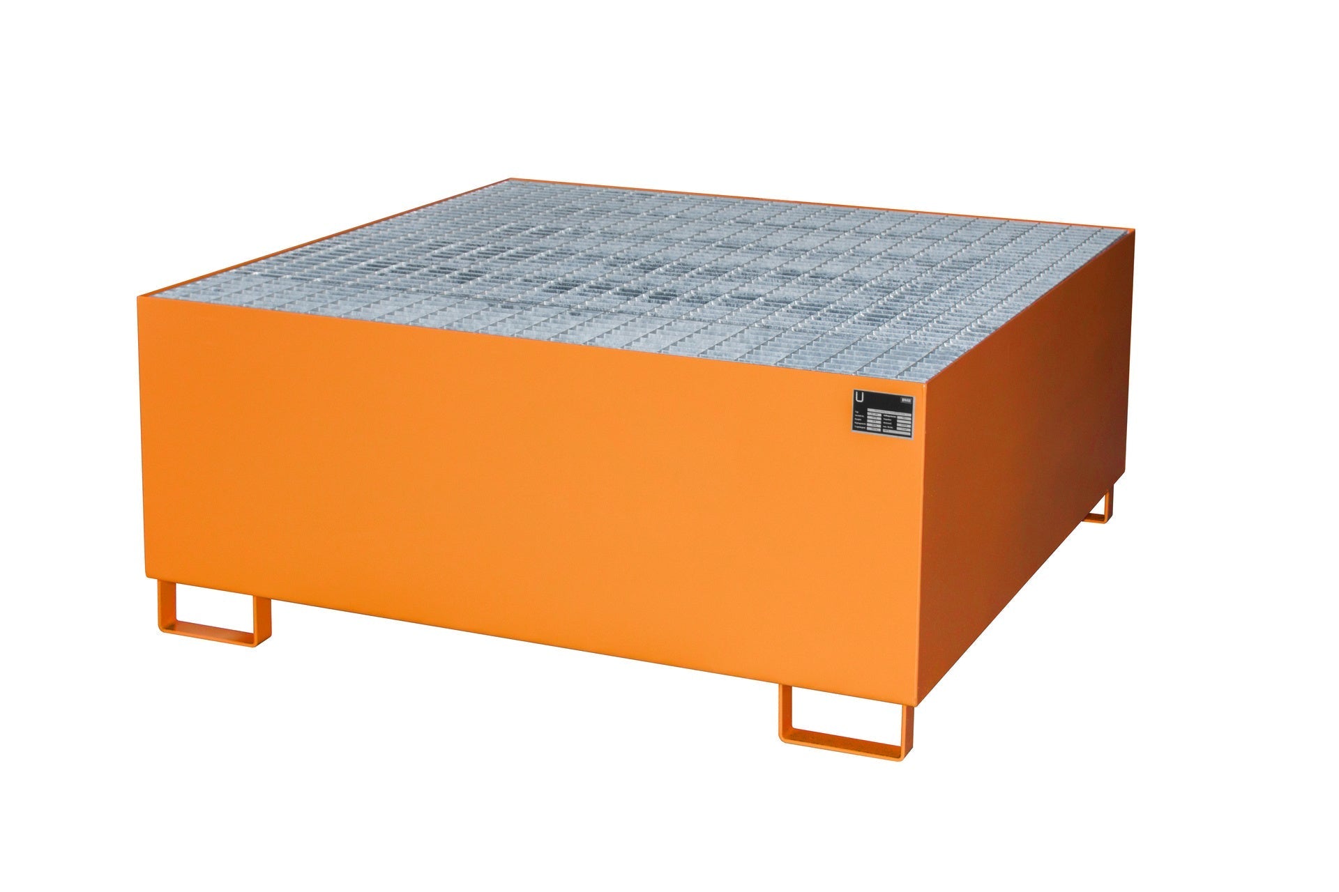 Auffangwanne AW 1000, lackiert, Gelborange - Staplertechnik24 - 4402 - 23 - 0000 - 1