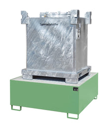 Auffangwanne AW 1000, lackiert, Resedagrün - Staplertechnik24 - 4402 - 23 - 0000 - 4