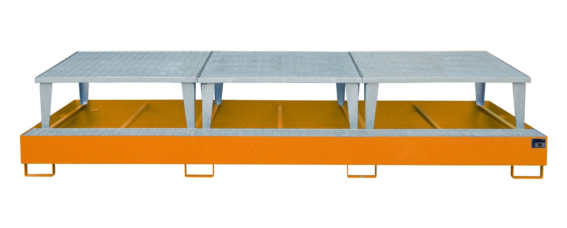 Auffangwanne AWA 1000 - 3, lackiert, Gelborange - Staplertechnik24 - 4518 - 20 - 0000 - 1