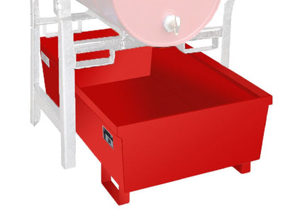 Fassregal FRA - 1, lackiert, Feuerrot - Staplertechnik24 - 4447 - 10 - 2000 - 2