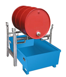 Fassregal FRA - 1, lackiert, Lichtblau - Staplertechnik24 - 4447 - 10 - 2000 - 3