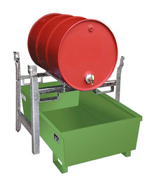 Fassregal FRA - 1, lackiert, Resedagrün - Staplertechnik24 - 4447 - 10 - 2000 - 4