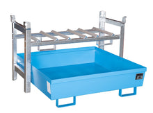 Fassregal FRA - 3, lackiert, Lichtblau - Staplertechnik24 - 4447 - 11 - 3000 - 3