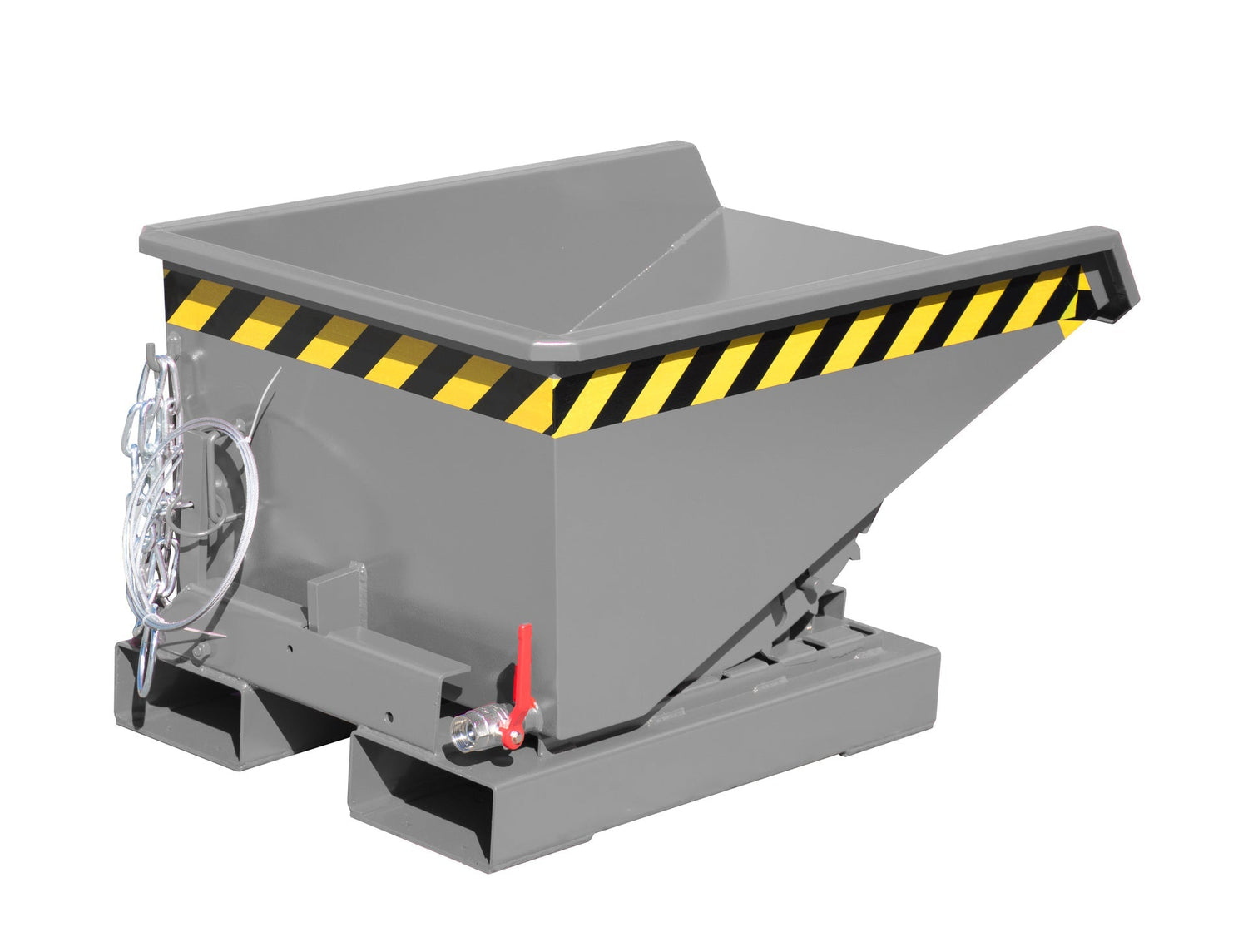 Spänebehälter EXPO - E 150, lackiert, Mausgrau - Staplertechnik24 - 4498 - 56 - 0000 - 5