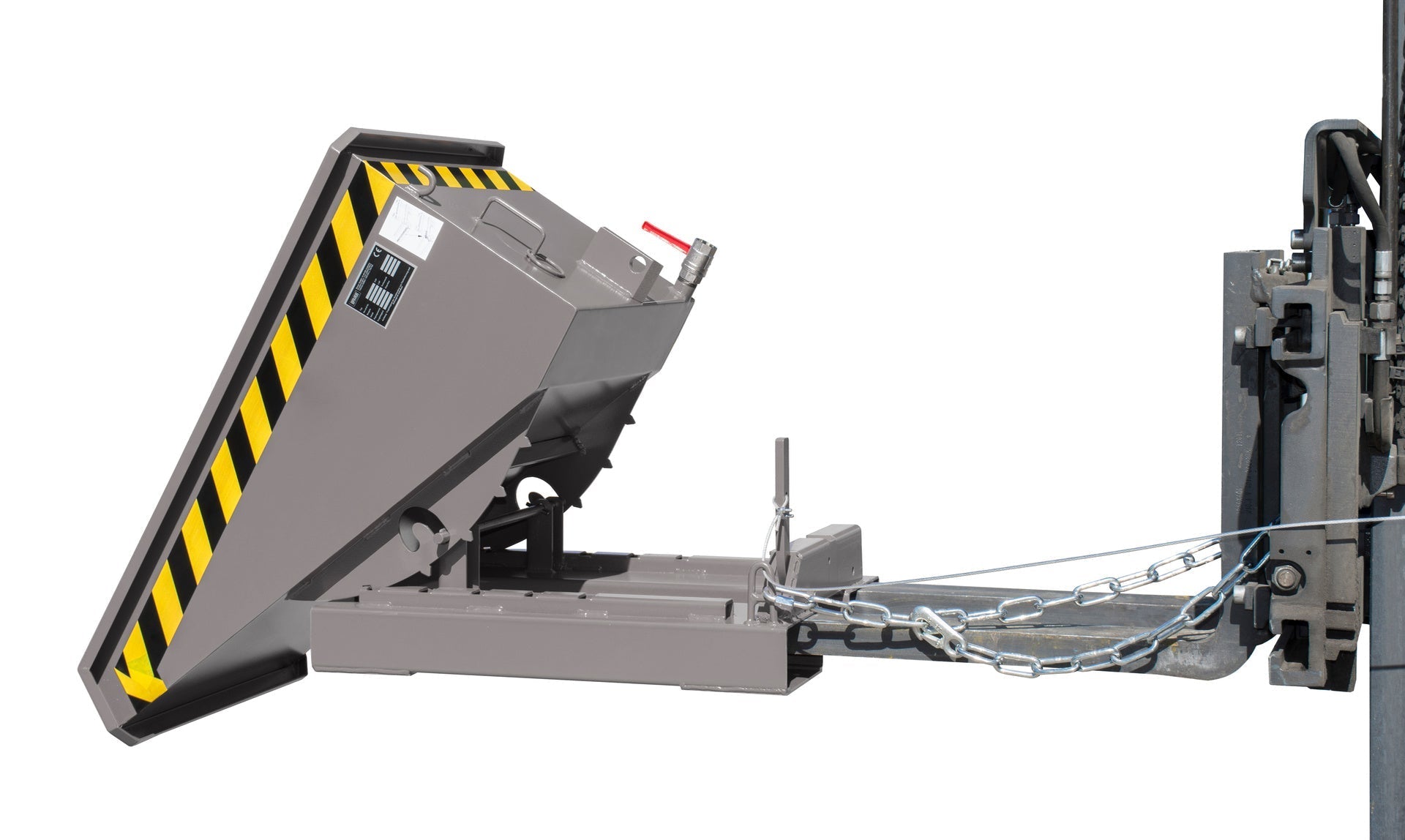 Spänebehälter EXPO - E 150, lackiert, Mausgrau - Staplertechnik24 - 4498 - 56 - 0000 - 5