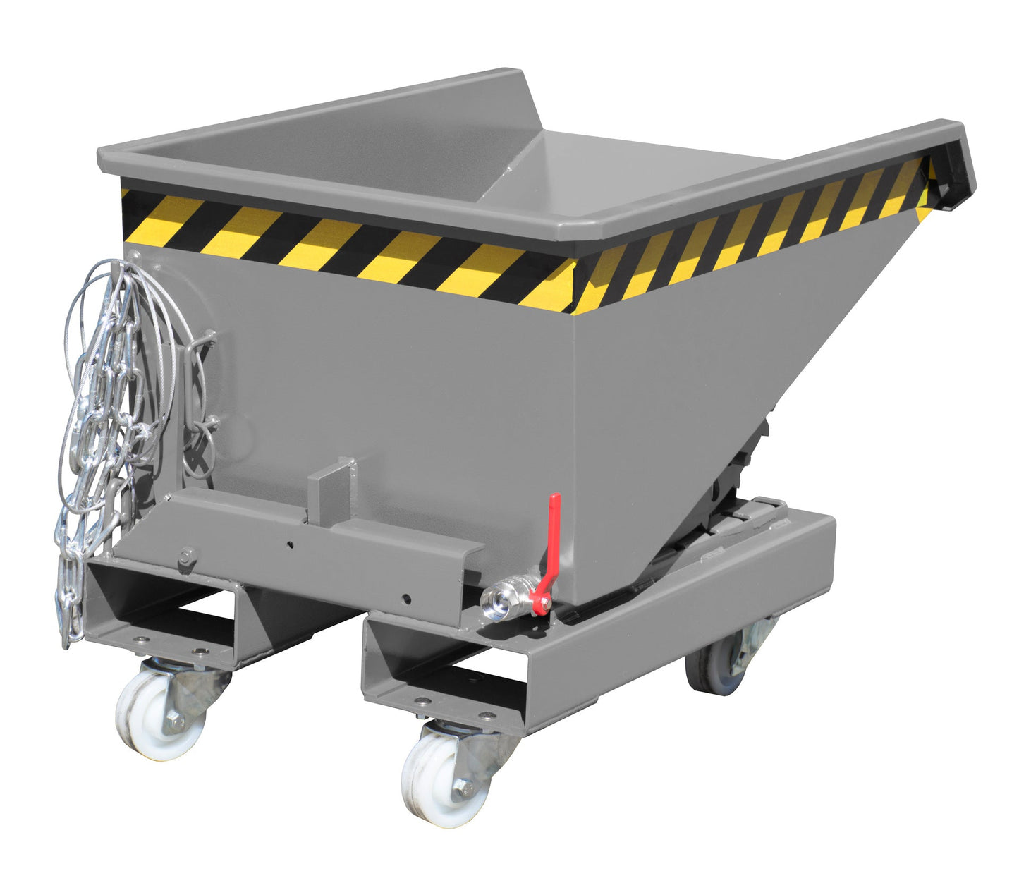 Spänebehälter EXPO - E 150, lackiert, Mausgrau - Staplertechnik24 - 4498 - 56 - 0000 - 5