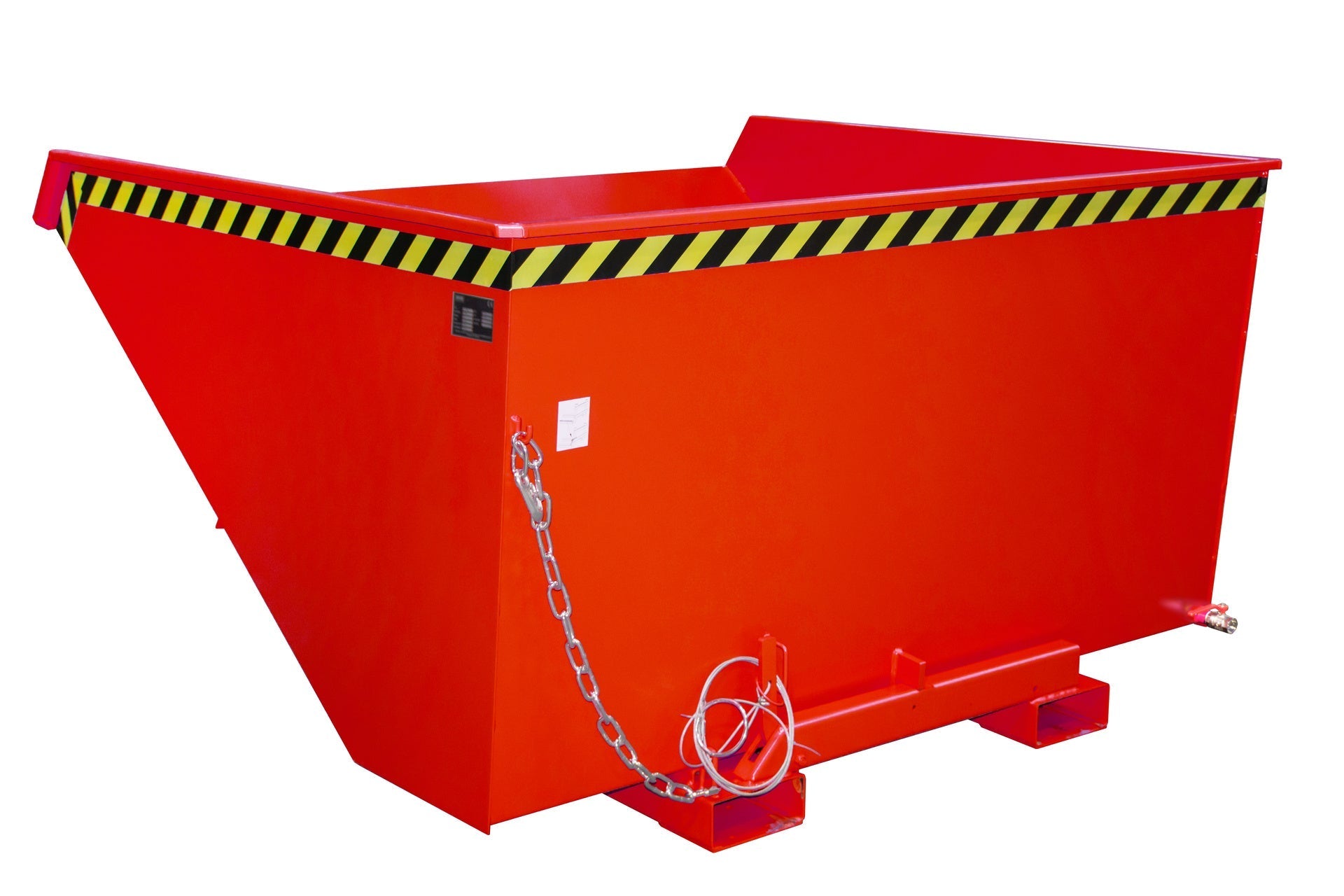 Spänebehälter EXPO - E 2100, lackiert, Feuerrot - Staplertechnik24 - 4498 - 55 - 0000 - 2