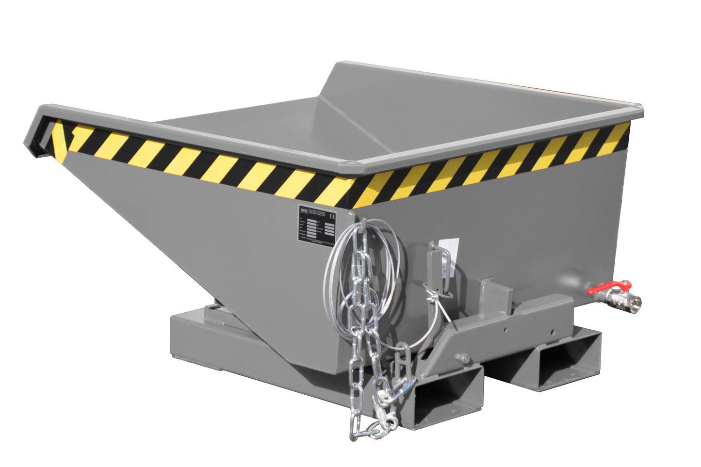 Spänebehälter EXPO - E 225, lackiert, Mausgrau - Staplertechnik24 - 4498 - 57 - 0000 - 5