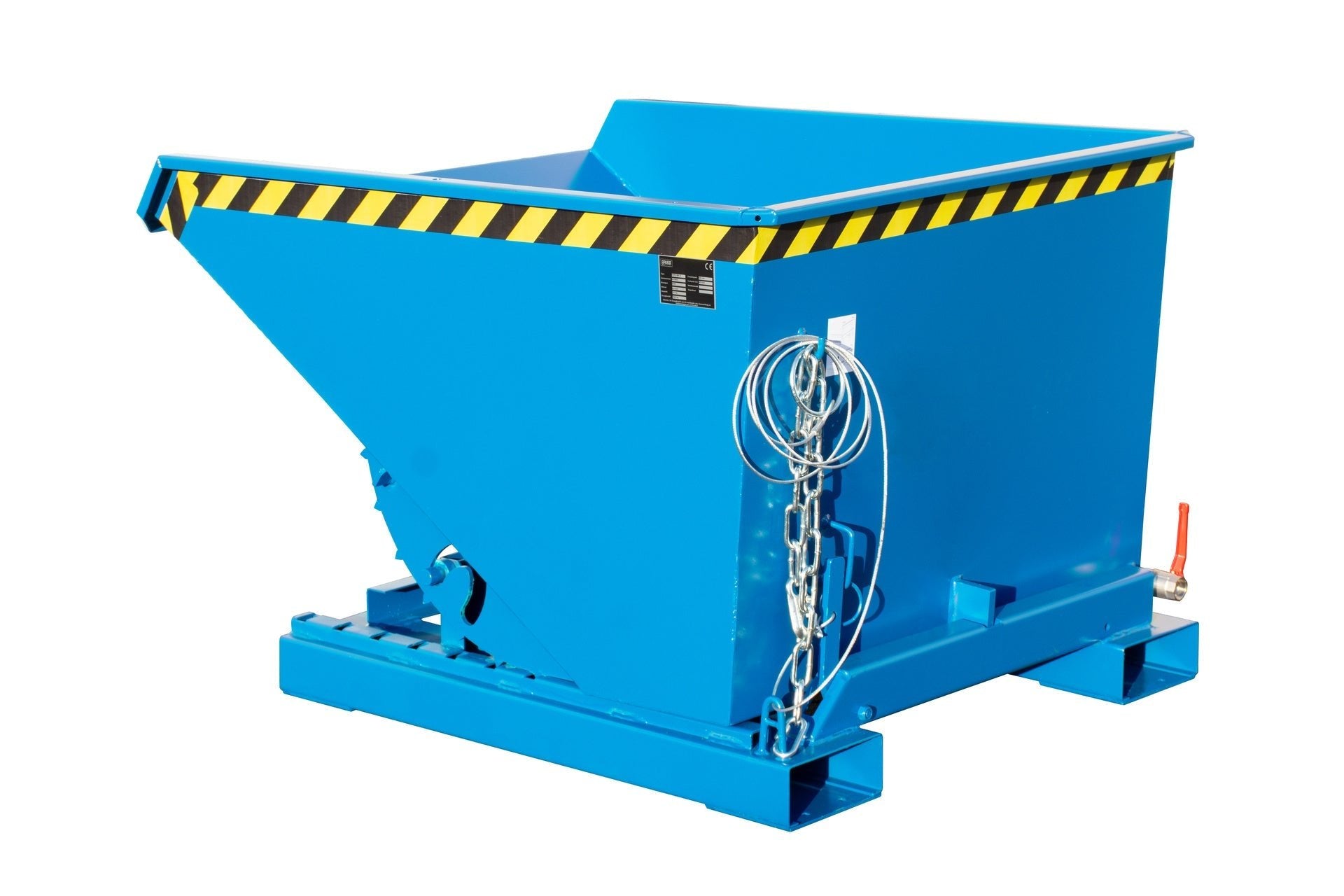 Spänebehälter EXPO - E 600, lackiert, Lichtblau - Staplertechnik24 - 4498 - 51 - 0000 - 3