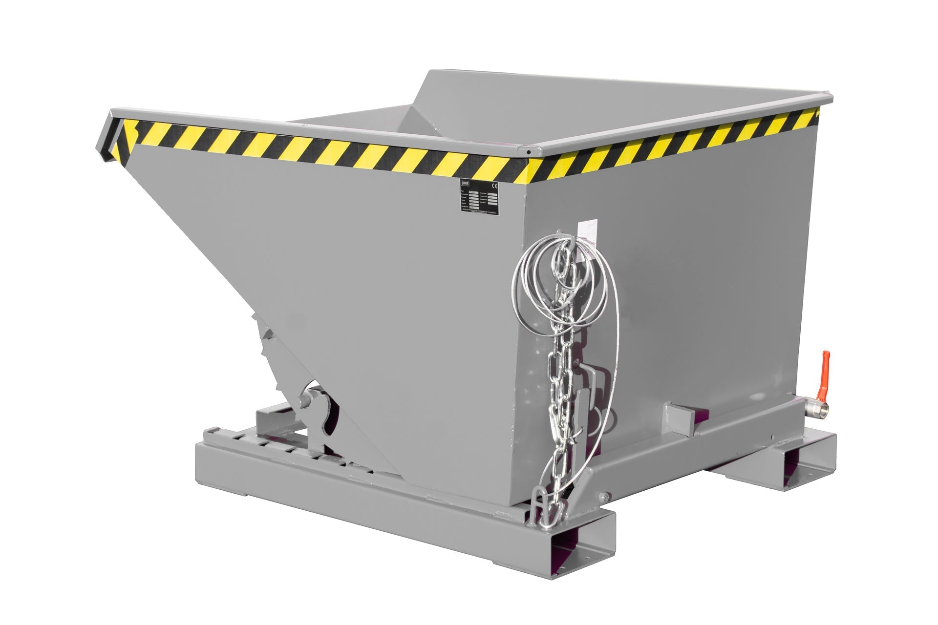 Spänebehälter EXPO - E 600, lackiert, Mausgrau - Staplertechnik24 - 4498 - 51 - 0000 - 5