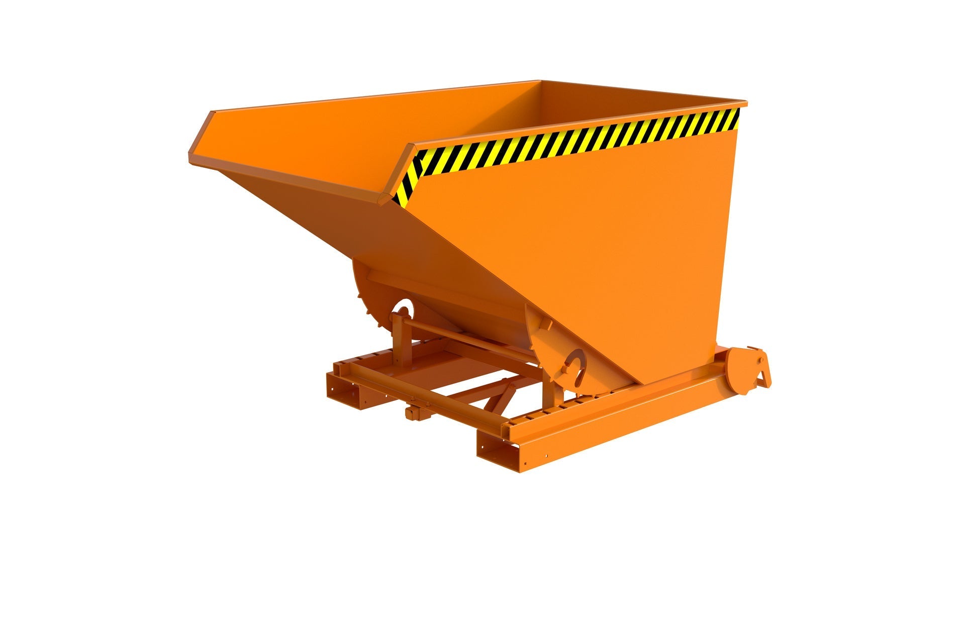 Spänebehälter S4A 1200, lackiert, Gelborange - Staplertechnik24 - 4462 - 48 - 0000 - 1