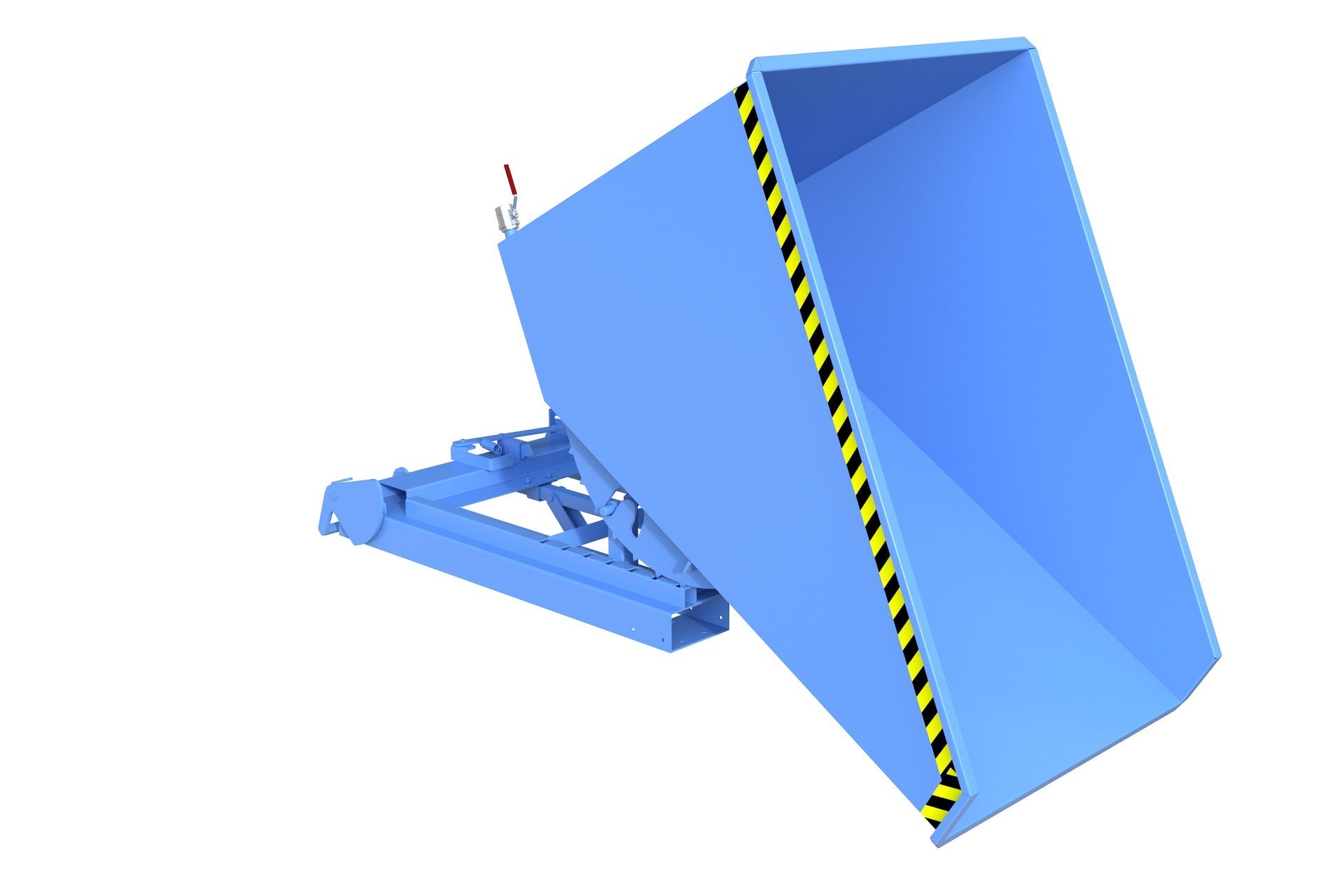 Spänebehälter S4A 1200, lackiert, Lichtblau - Staplertechnik24 - 4462 - 48 - 0000 - 3
