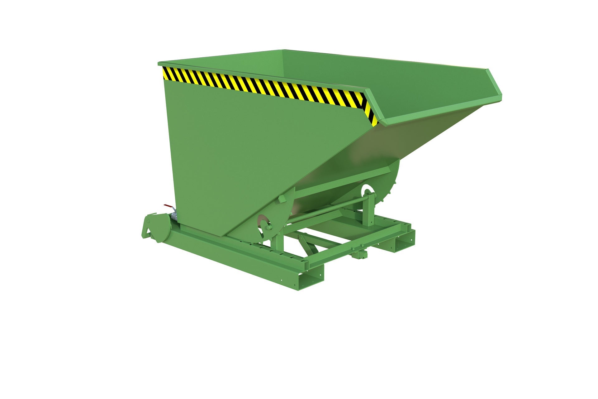 Spänebehälter S4A 1200, lackiert, Resedagrün - Staplertechnik24 - 4462 - 48 - 0000 - 4