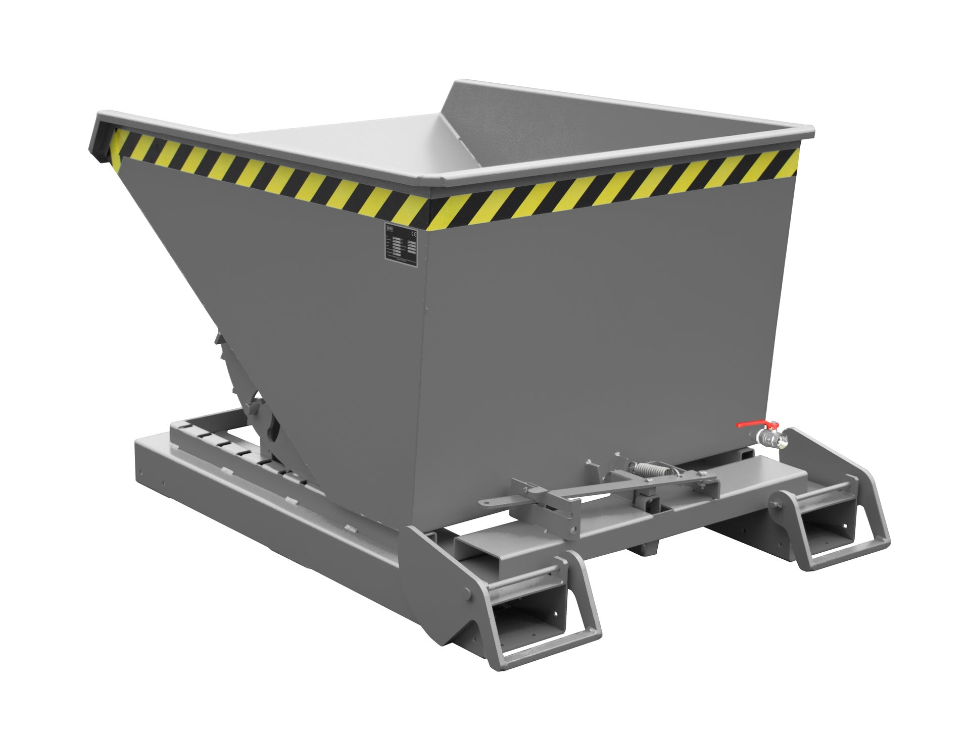 Spänebehälter S4A 600, lackiert, Mausgrau - Staplertechnik24 - 4462 - 46 - 0000 - 5