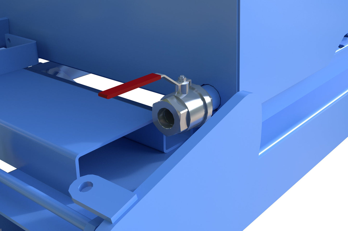 Spänebehälter S4A 900, lackiert, Lichtblau - Staplertechnik24 - 4462 - 47 - 0000 - 3