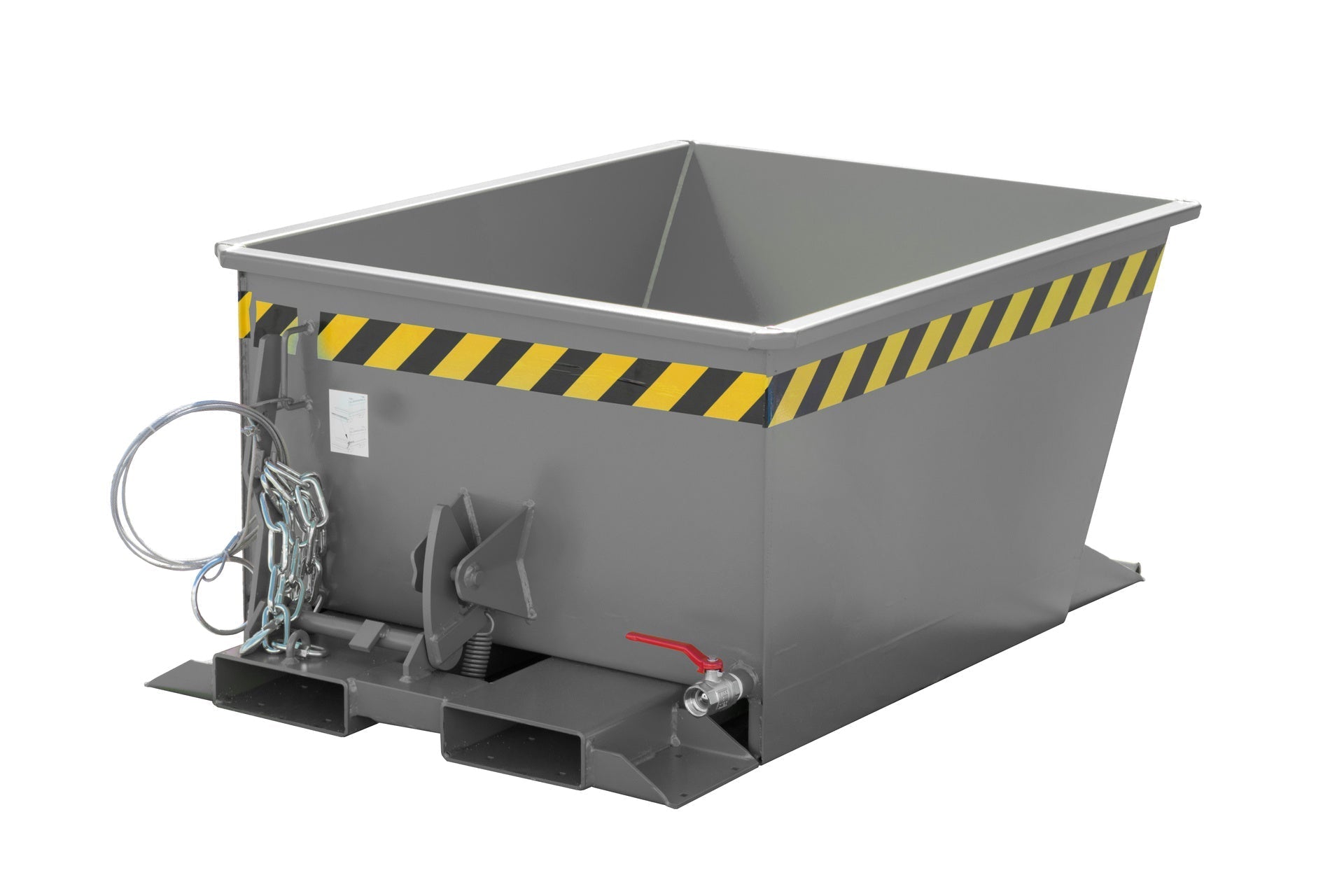 Spänebehälter SGU - RZ 30, lackiert, Mausgrau - Staplertechnik24 - 4409 - 33 - 0000 - 5