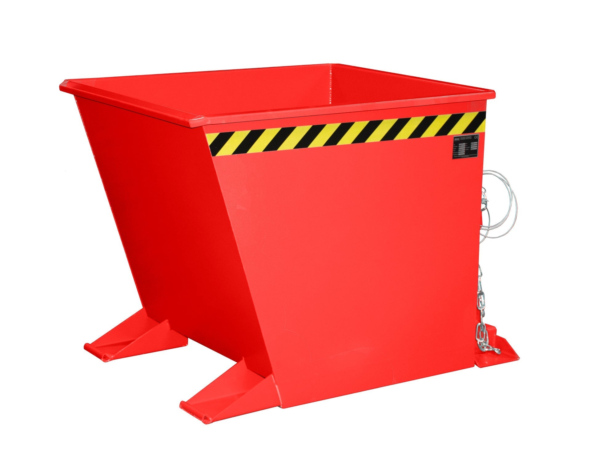 Spänebehälter SGU - RZ 55, lackiert, Feuerrot - Staplertechnik24 - 4409 - 31 - 0000 - 2