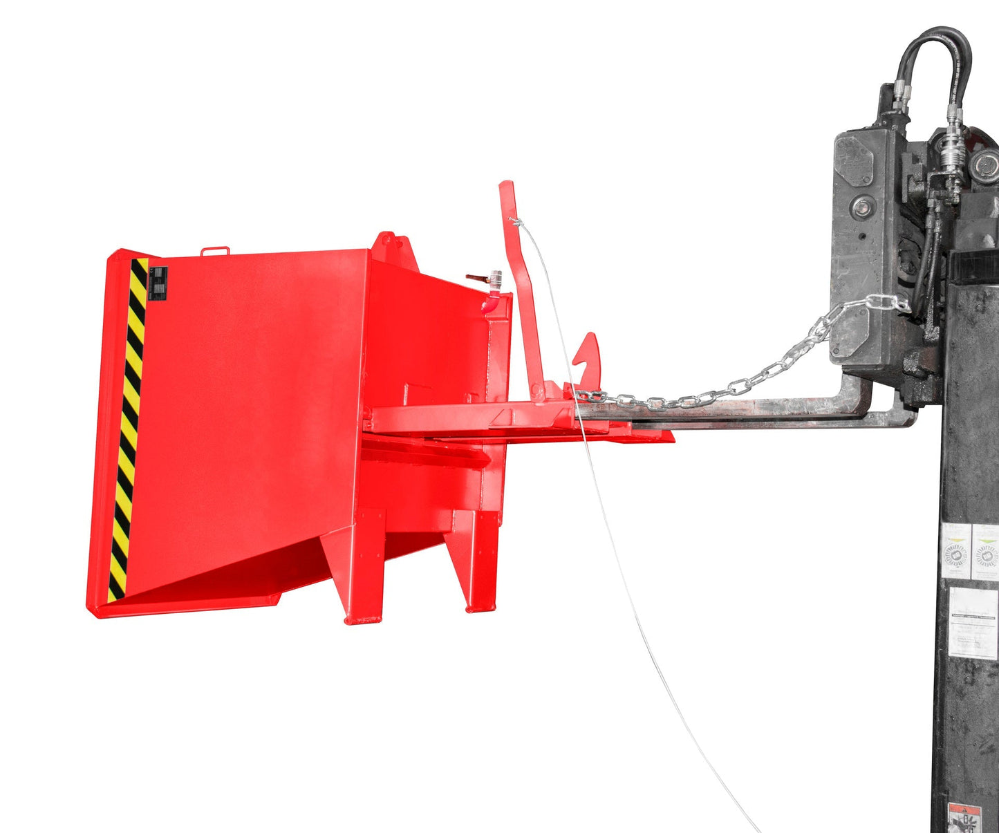 Spänebehälter SGU - RZ 55, lackiert, Feuerrot - Staplertechnik24 - 4409 - 31 - 0000 - 2