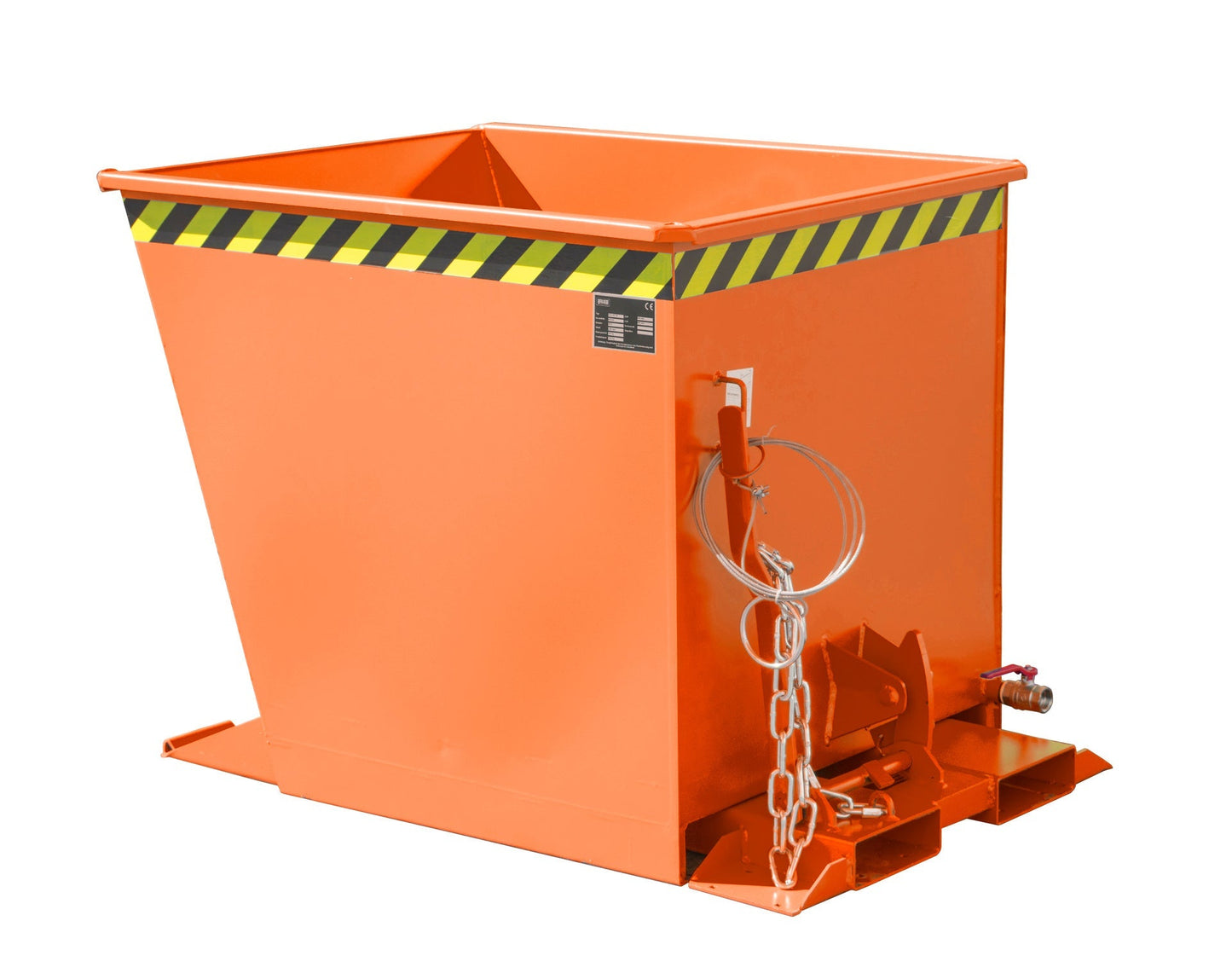 Spänebehälter SGU - RZ 55, lackiert, Gelborange - Staplertechnik24 - 4409 - 31 - 0000 - 1