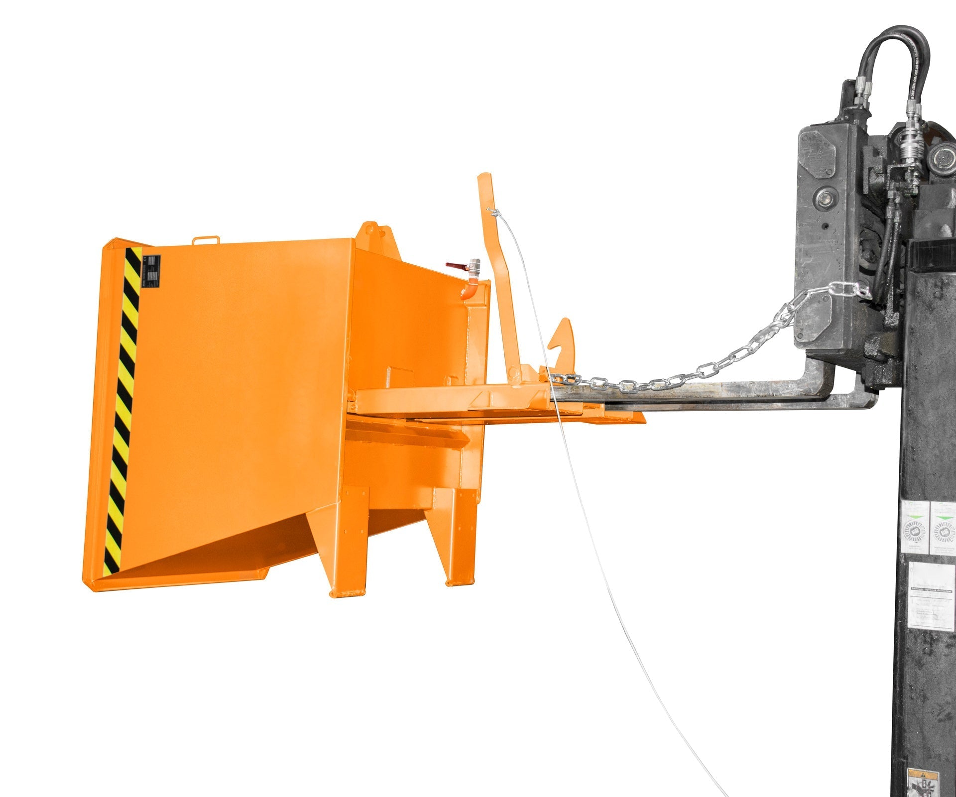 Spänebehälter SGU - RZ 55, lackiert, Gelborange - Staplertechnik24 - 4409 - 31 - 0000 - 1