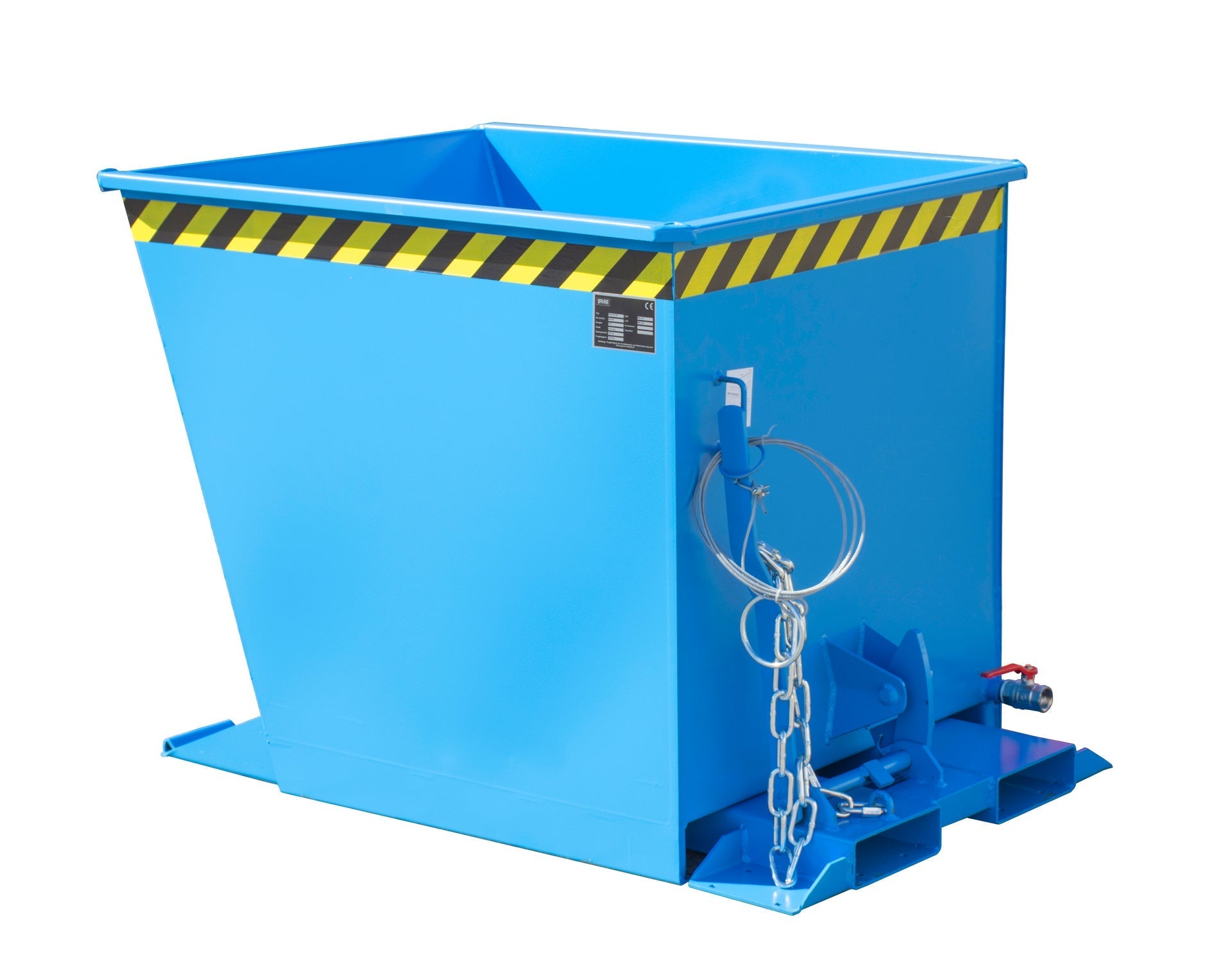 Spänebehälter SGU - RZ 55, lackiert, Lichtblau - Staplertechnik24 - 4409 - 31 - 0000 - 3