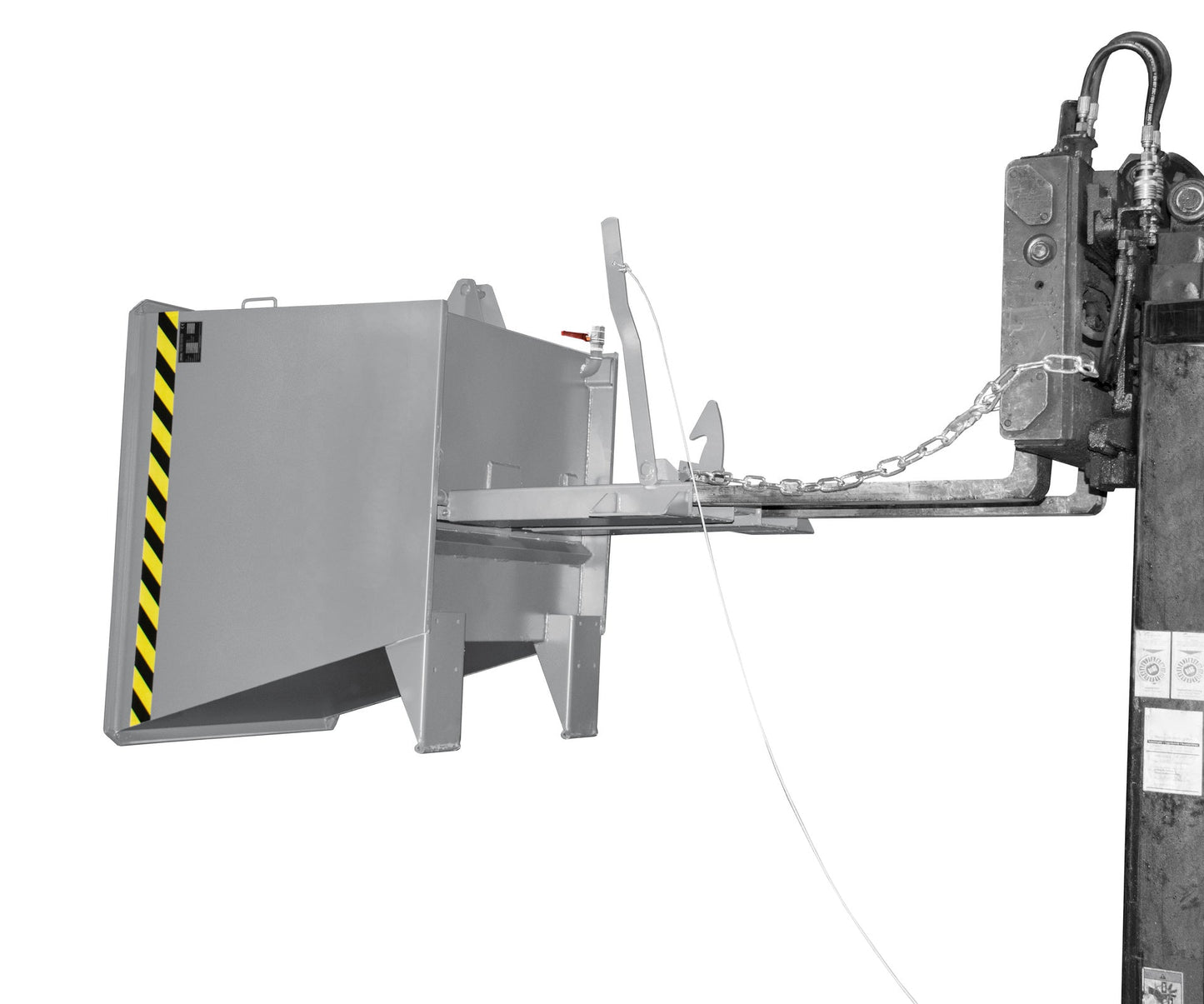Spänebehälter SGU - RZ 55, lackiert, Mausgrau - Staplertechnik24 - 4409 - 31 - 0000 - 5