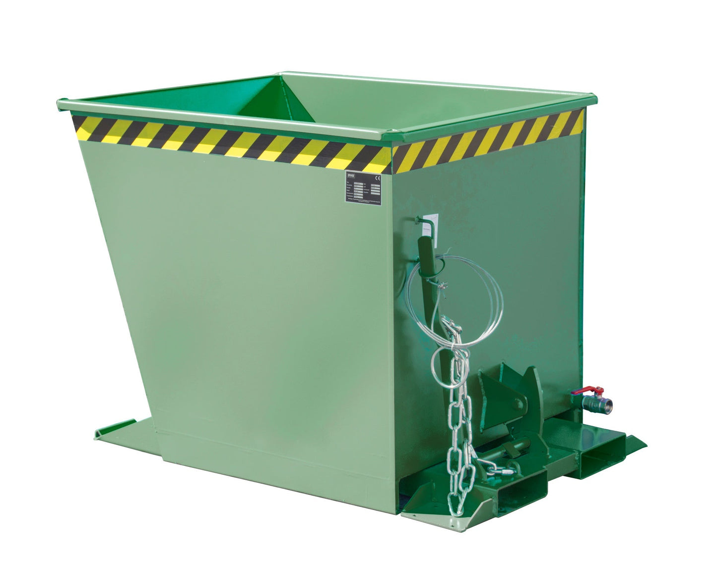 Spänebehälter SGU - RZ 55, lackiert, Resedagrün - Staplertechnik24 - 4409 - 31 - 0000 - 4