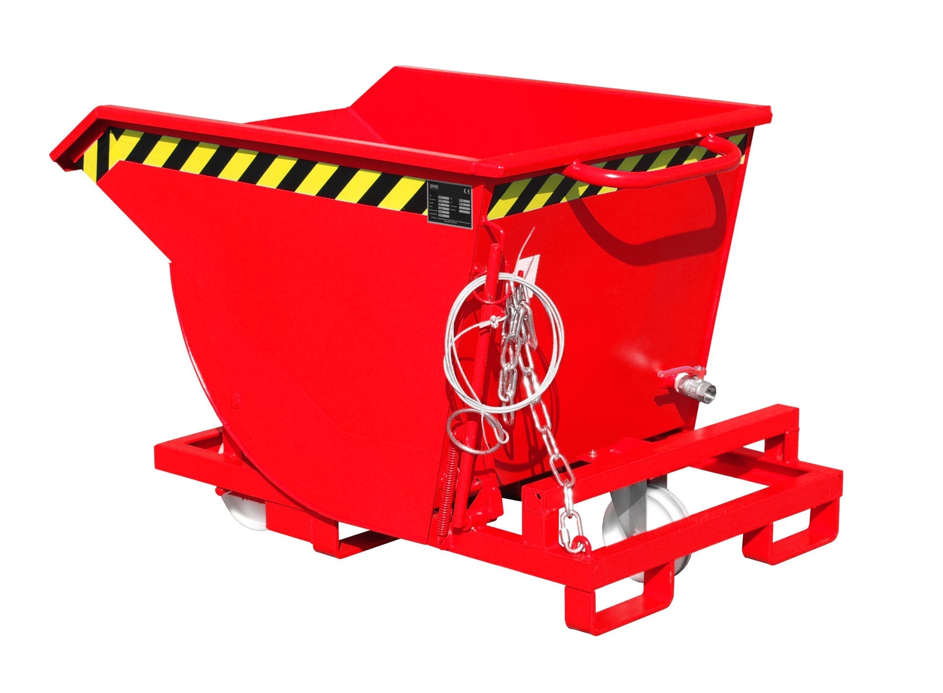 Spänebehälter SKM 30, lackiert, Feuerrot - Staplertechnik24 - 4432 - 01 - 0000 - 2