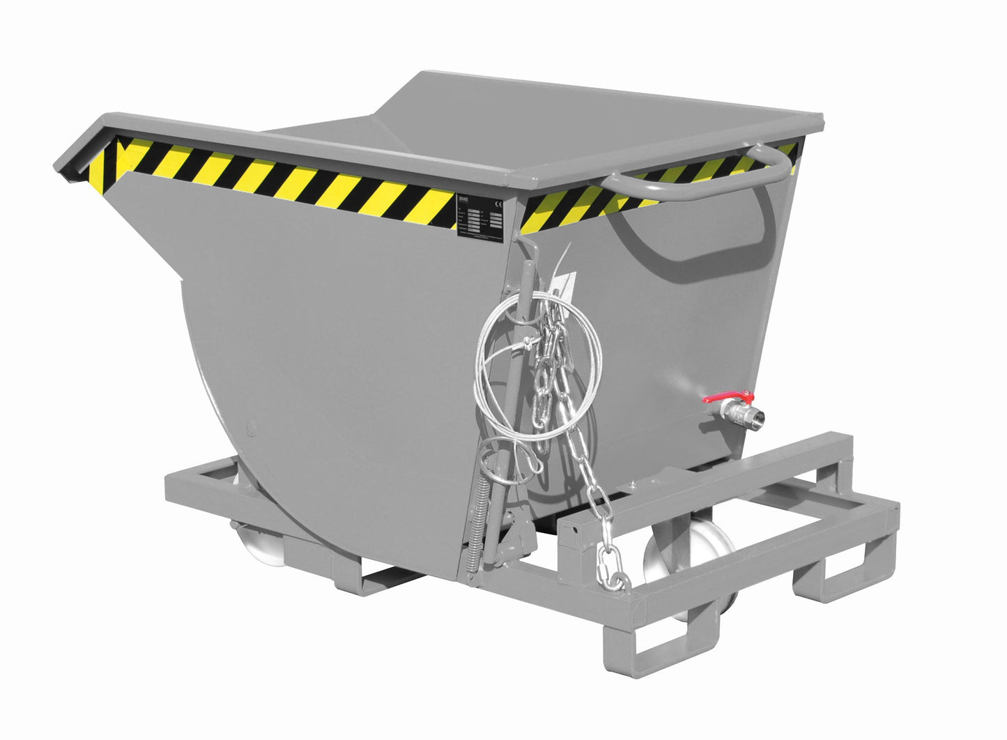 Spänebehälter SKM 30, lackiert, Mausgrau - Staplertechnik24 - 4432 - 01 - 0000 - 5