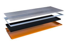 Einhängewanne mit PE - Einsatz EHW 3300 PE, lackiert, Gelborange - Staplertechnik24 - 4518 - 94 - 0000 - 1