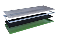 Einhängewanne mit PE - Einsatz EHW 3300 PE, lackiert, Resedagrün - Staplertechnik24 - 4518 - 94 - 0000 - 4