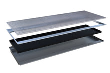 Einhängewanne mit PE - Einsatz EHW 3300 PE, lackiert, Mausgrau - Staplertechnik24 - 4518 - 94 - 0000 - 5