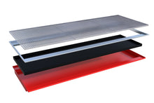 Einhängewanne mit PE - Einsatz EHW 3300 PE, lackiert, Feuerrot - Staplertechnik24 - 4518 - 94 - 0000 - 2