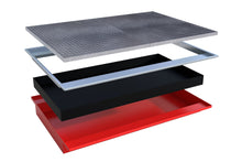 Einhängewanne mit PE - Einsatz EHW 1800 PE, lackiert, Feuerrot - Staplertechnik24 - 4518 - 67 - 0000 - 2