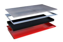 Einhängewanne mit PE - Einsatz EHW 2200 PE, lackiert, Feuerrot - Staplertechnik24 - 4518 - 68 - 0000 - 2