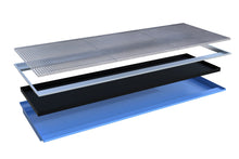 Einhängewanne mit PE - Einsatz EHW 3300 PE, lackiert, Lichtblau - Staplertechnik24 - 4518 - 94 - 0000 - 3