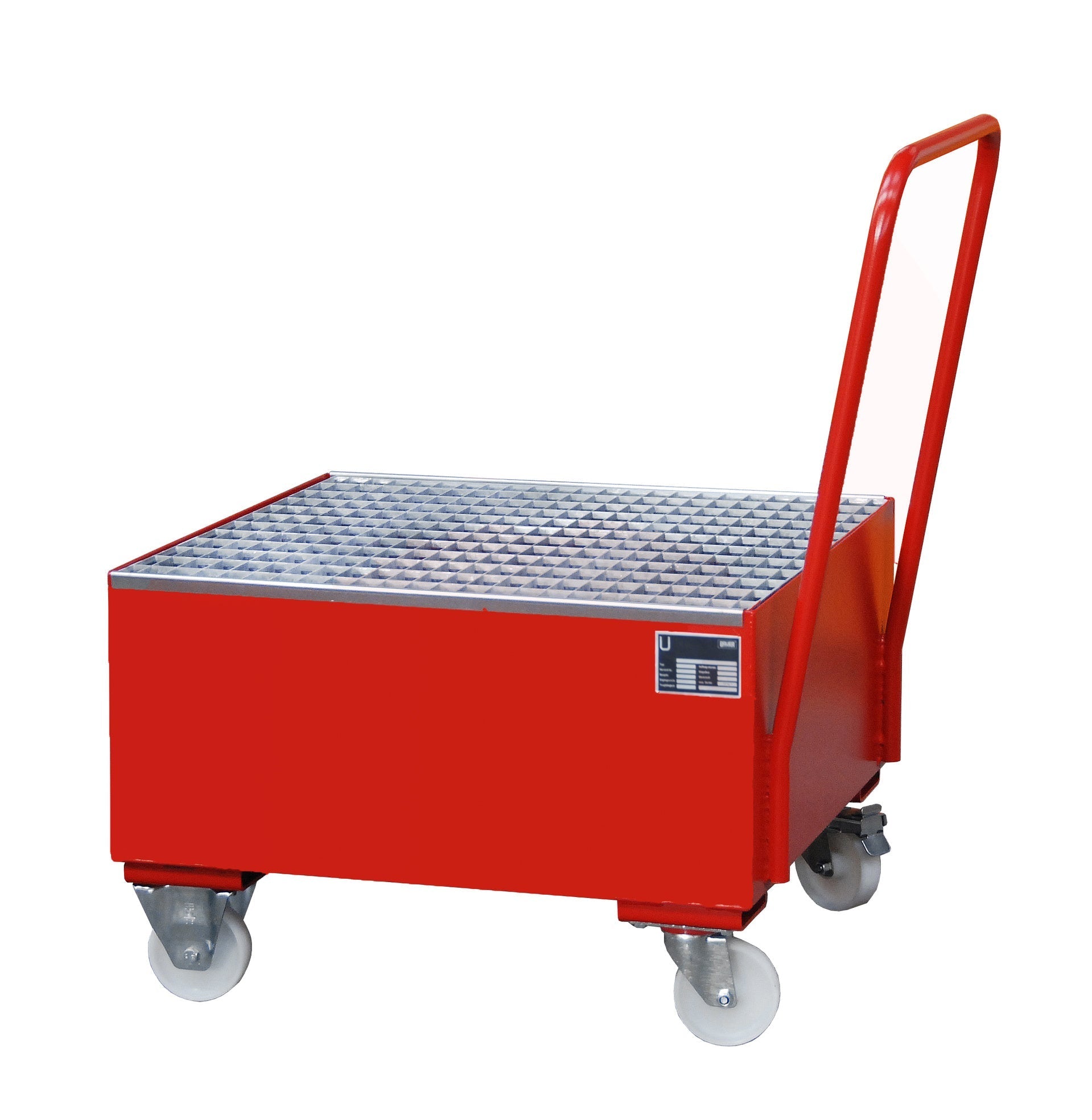 Fahrbare Auffangwanne 2004, lackiert, Feuerrot - Staplertechnik24 - 4471 - 05 - 0000 - 2