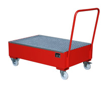 Fahrbare Auffangwanne 2020, lackiert, Feuerrot - Staplertechnik24 - 4471 - 11 - 0000 - 2
